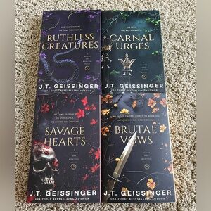 J.T. Geissinger Book Set with Dark Covers